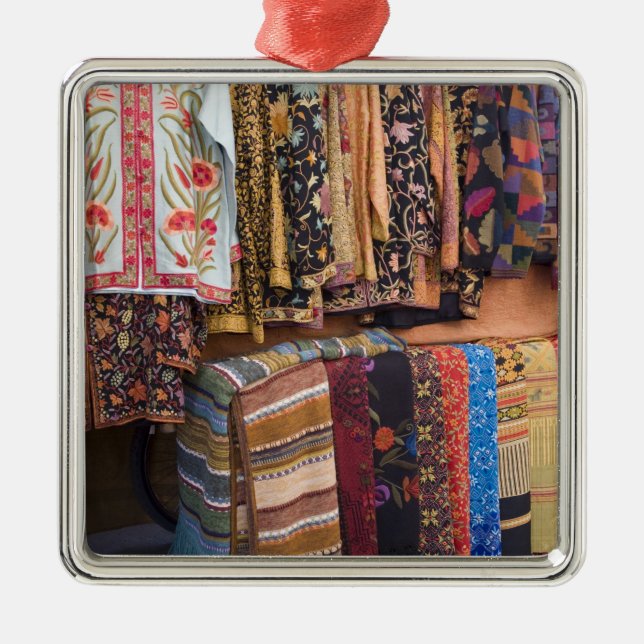 NM, New Mexico, Santa Fe, Navajo clothing, Metal Tree Decoration (Front)