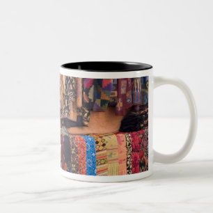 NM, New Mexico, Santa Fe, Navajo clothing, Two-Tone Coffee Mug