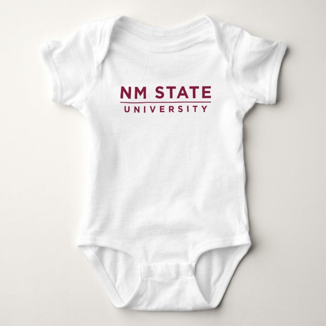 NM State University Baby Bodysuit (Front)