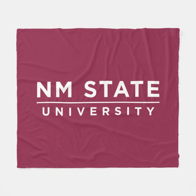 NM State University Fleece Blanket (Front (Horizontal))