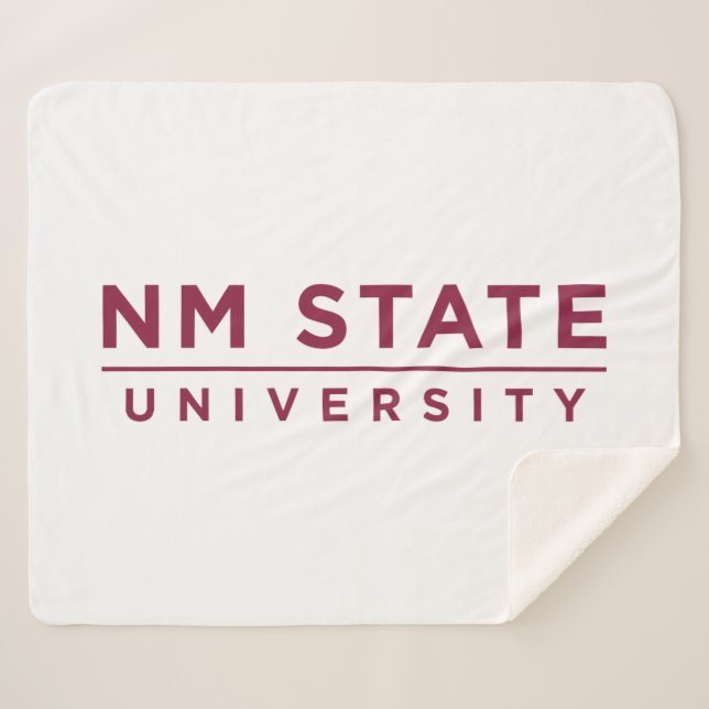 NM State University Sherpa Blanket (Front (Horizontal))