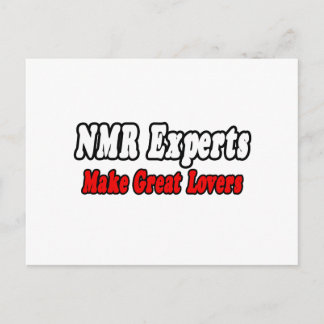 NMR Experts Make Great Lovers Postcard