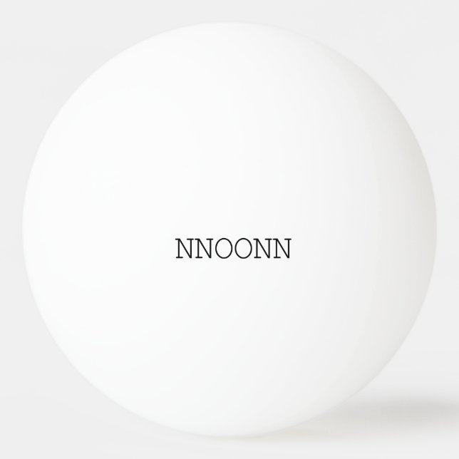 NNOONN SIMPLE LOGO ONE STAR PING PONG BALL (Front)
