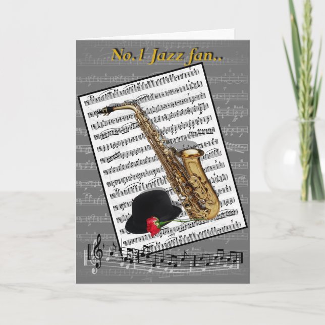 No1 Jazz fan Card (Front)