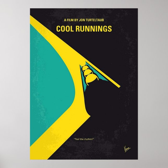 No538 COOL RUNNINGS minimal movie        Poster (Front)
