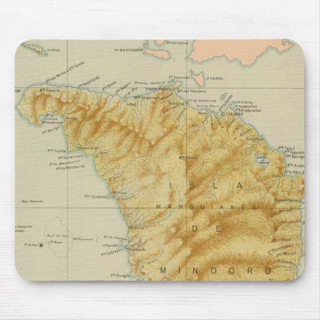 No 15 Mindoro Mouse Mat (Front)