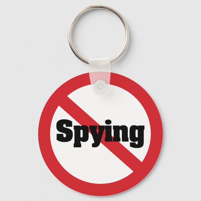 No 1984 Big Brother Spying Key Ring (Front)