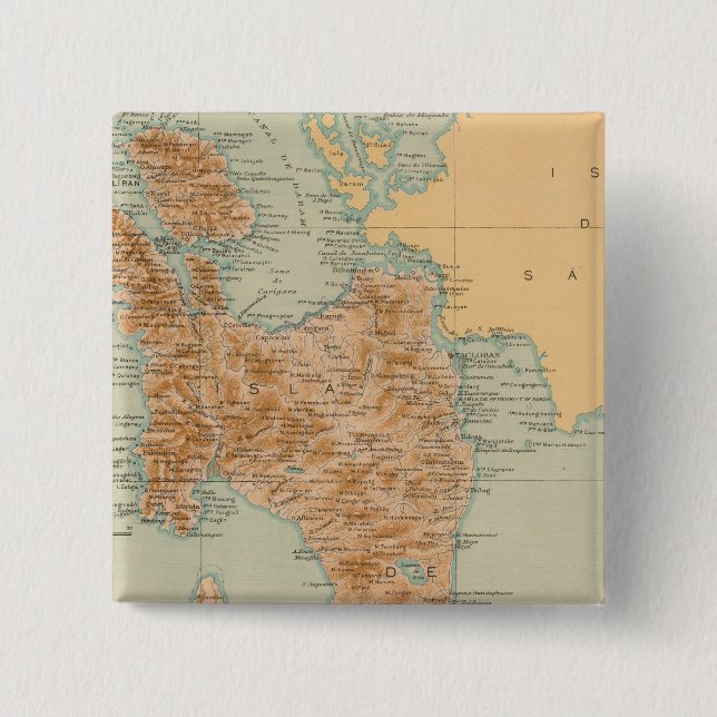 No 19 Leyte 15 Cm Square Badge (Front)