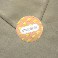 No.1 Battenberg Fan Pink & Yellow Cake