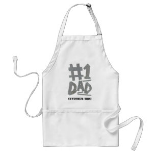 No. 1 Dad Apron (Customisable)