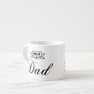 No.1 Dad Espresso Mug - Father's Day Gift
