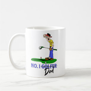 No. 1 Golfer Dad Coffee Mug