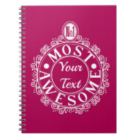 No.1 Most Awesome (Your Text) Custom White Line
