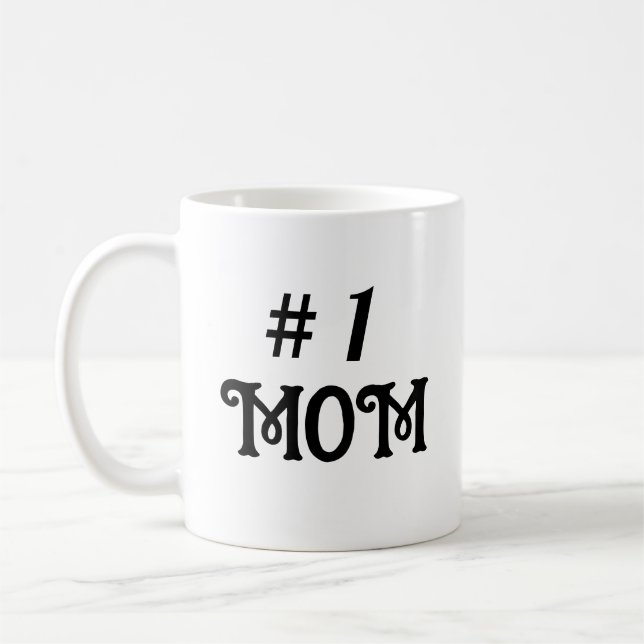 No. 1 Mum Mother's Day Gift Coffee Mug (Left)