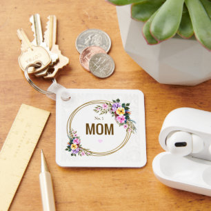 No. 1 Mum Mother's Day quote Key Ring