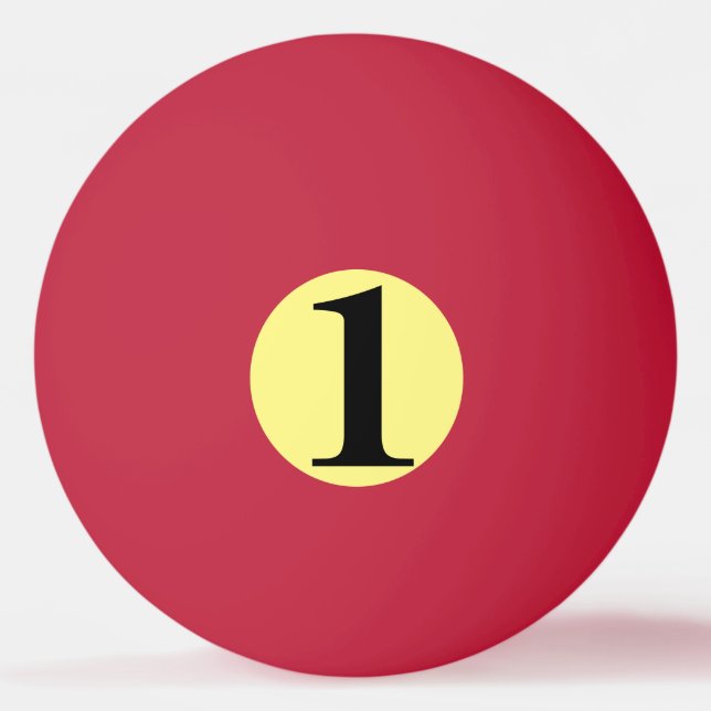 no.1 Ping Pong Ball (Front)