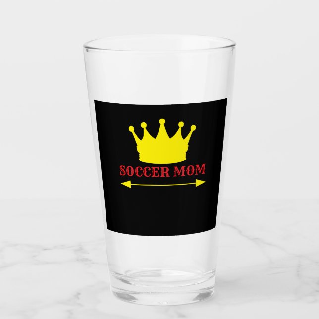 No 1 soccer mum glass (Front)