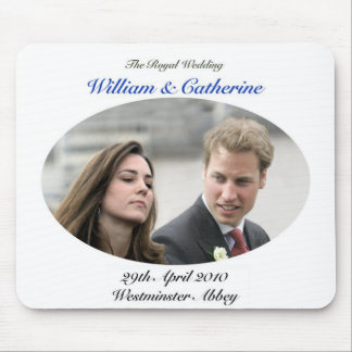 No.1 The Royal Wedding William & Catherine Mouse Mat