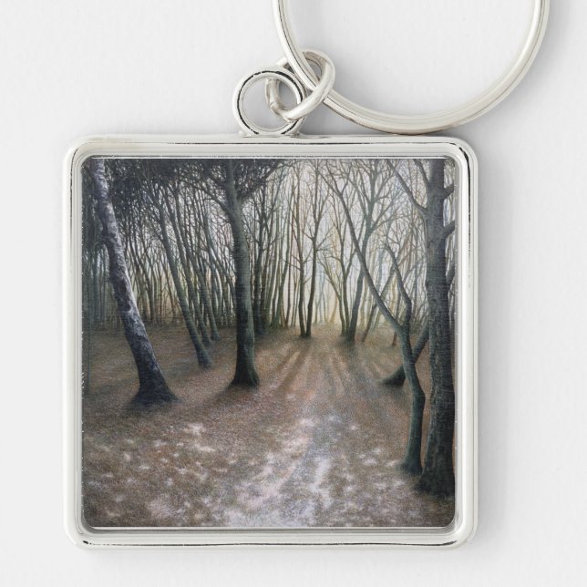 No.2 - 'After the snow' by Ron McGill. Key Ring (Front)