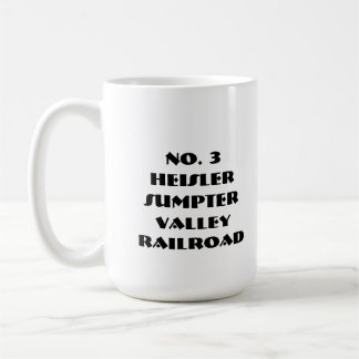 No. 3 HeislerSumpter Valley Railroad Coffee Mug