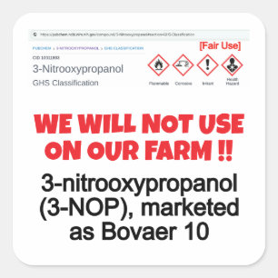 NO 3-NOP by RoseWrites Sticker 