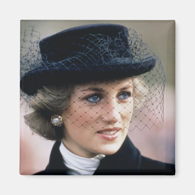 No.44 Princess Diana France 1988 Magnet (Front)