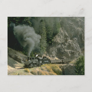 No. 497 rounds Phantom Curve, C&TSRR Postcard