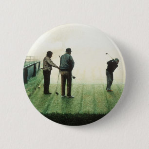 No.4 'Autumn morning' by Ron McGill 6 Cm Round Badge