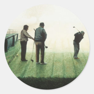 No.4 'Autumn morning' by Ron McGill Classic Round Sticker