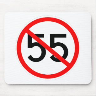 No 55 mouse mat