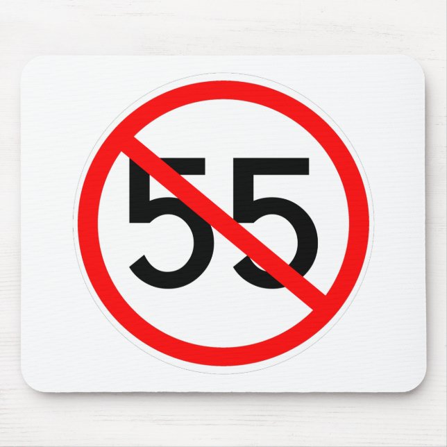 No 55 mouse mat (Front)