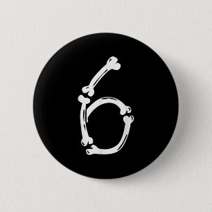 No 6 Couple Costume Duo 67 Six Seven Meme Funny 6 Cm Round Badge