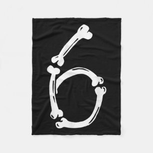 No 6 Couple Costume Duo 67 Six Seven Meme Funny 6  Fleece Blanket