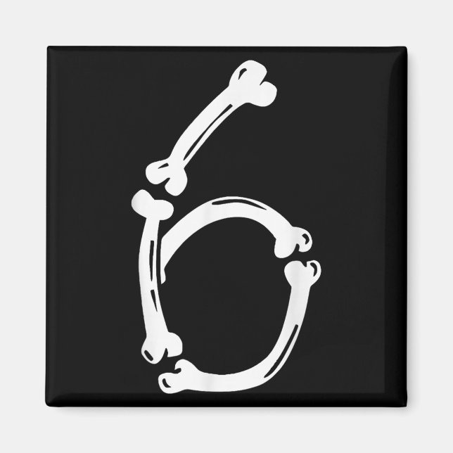 No 6 Couple Costume Duo 67 Six Seven Meme Funny 6  Magnet (Front)