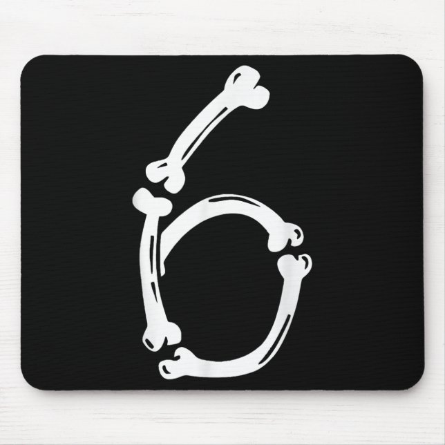 No 6 Couple Costume Duo 67 Six Seven Meme Funny 6  Mouse Mat (Front)