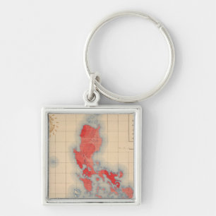 No 6 Distribution Temblores Signs Key Ring