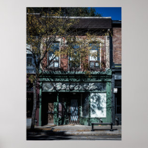 No 808 Queen St E 4 Colour Version Poster