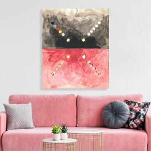 No. A (Atom Series) Hilma af Klint Canvas Print