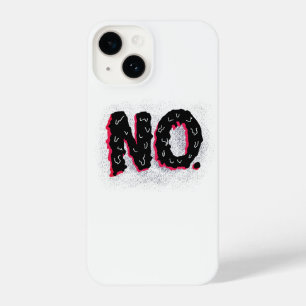 No: A Handwritten Negative Statement iPhone 14 Case