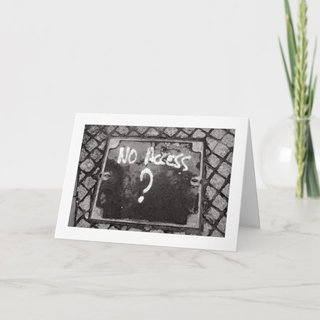 NO ACCESS ? Card (Front)