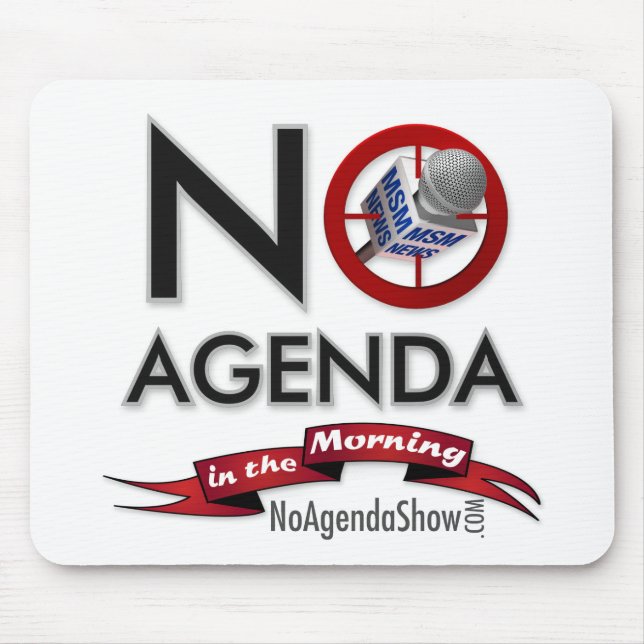 No Agenda Mousepad (Front)