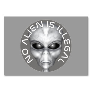 No Alien Is Illegal Table Number