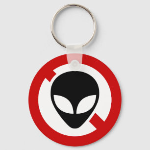NO ALIENS KEY RING