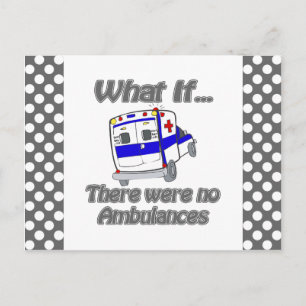 No Ambulances Postcard