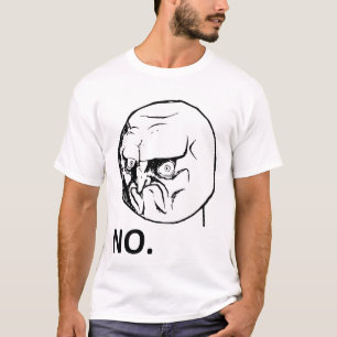 No Angry Rage Face Rageface Meme Comic T-Shirt