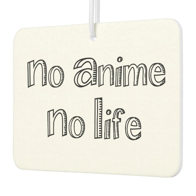 no anime no life car air freshener (Left)