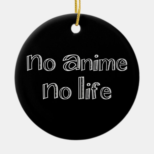 no anime no life ceramic tree decoration (Front)