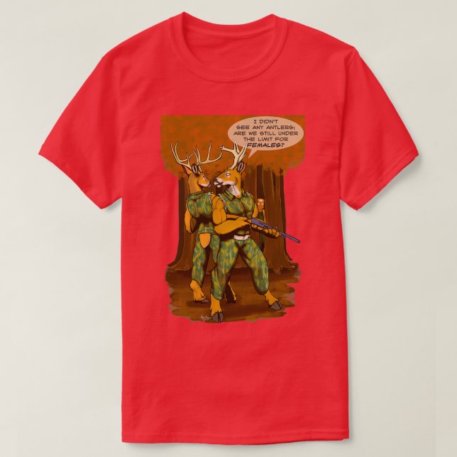 No Antlers T-Shirt (Design Front)