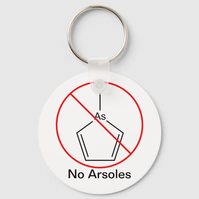No Arsoles! Key Ring (Front)