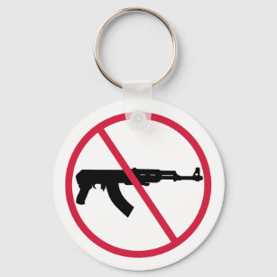 No assault weapons key ring